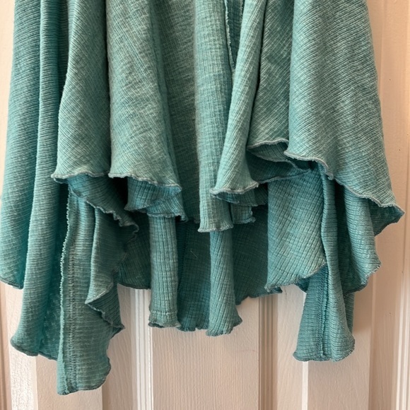 NWT FREE PEOPLE TEAL DREAM WEAVER TANK - SIZE S - Picture 10 of 12